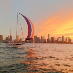 Prelude Sail Boat Sunset